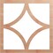 Ekena Millwork Statesman Wood Fretwork Pierced Ceiling Medallion, Cherry, 38"OD x 24 1/4"ID x 3/8"T CMWP38X38X0375STCH - alternate 1